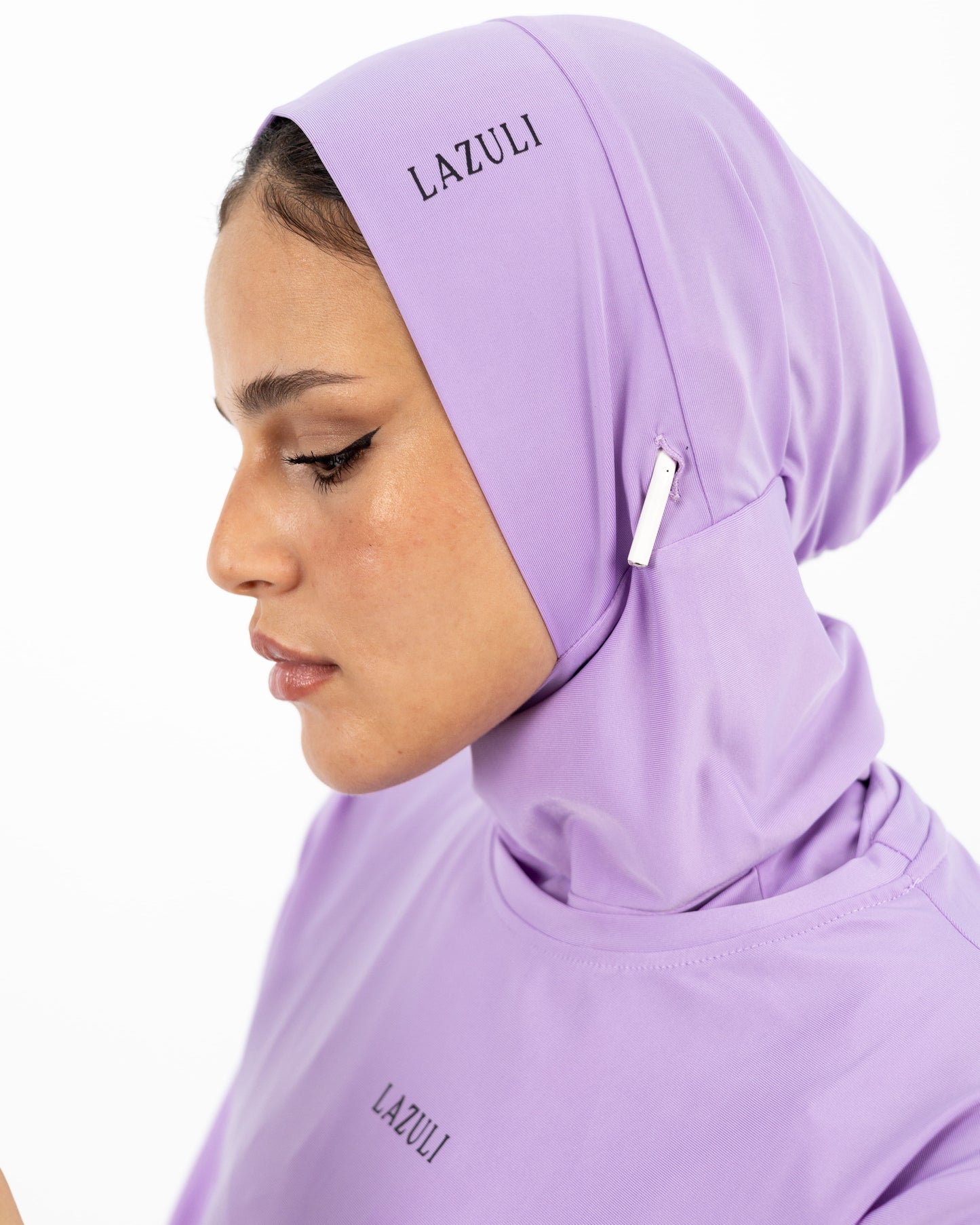 Purple Hijab Head Scarf