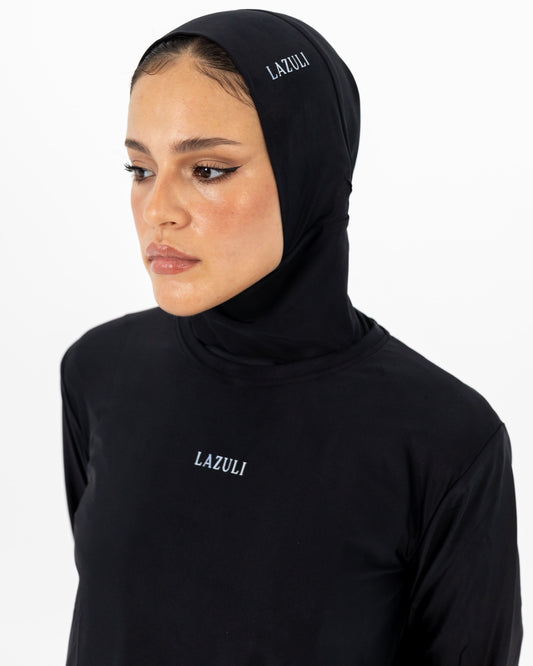 Black Hijab Head Scarf