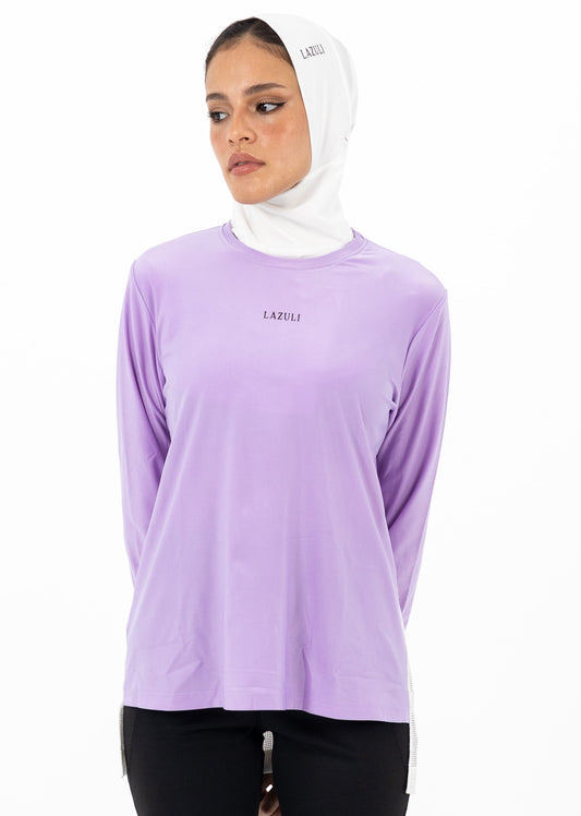 Purple Long Sleeve Top