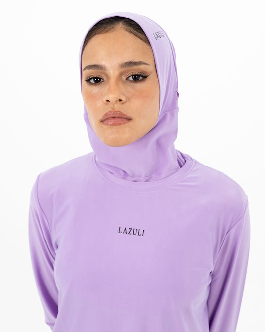 Purple Hijab Head Scarf