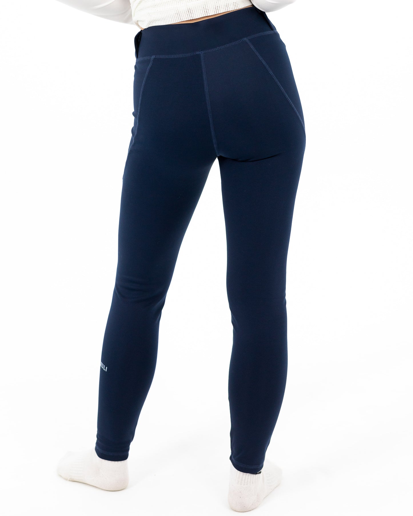 Navy Blue Basic Leggings